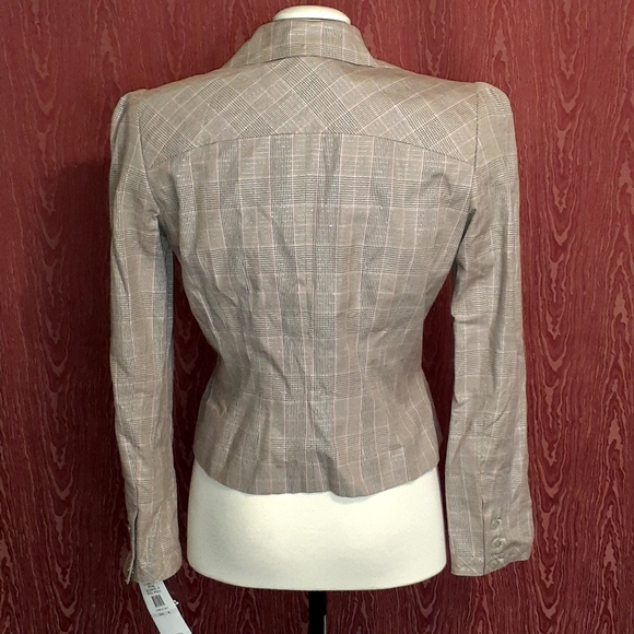 ALLEN BY ALLEN SCHWARTZ WOMEN 2 PIECE BLAZER/CARPI SUIT EMBROIDERED FLORAL SZ 6 - Picture 3 of 16